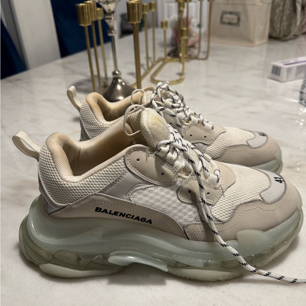 Balenciaga Women's Beige Sneakers
